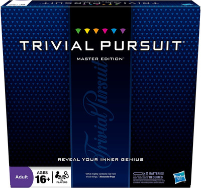 Trivial Pursuit Master Edition Trivia Game, Board Games for Adults and Teens,...