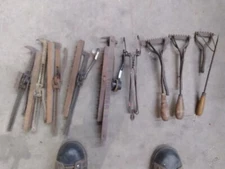 Antique Carpet Stretcher Tool Primitive 