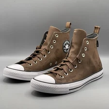 Converse Men's 11 Sneakers Brown Waterproof Hi Top Tectuff Chuck Taylor A08567C