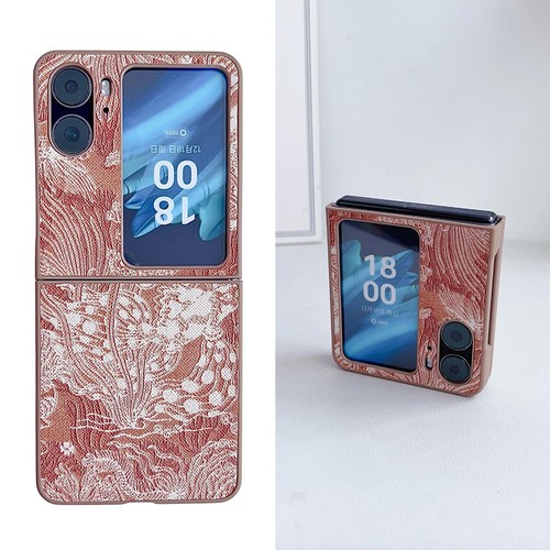 Ring Lanyard Back Case Cover Bracelet Leather Embroidery For Oppo N3 N2 Flip - Picture 19 of 24