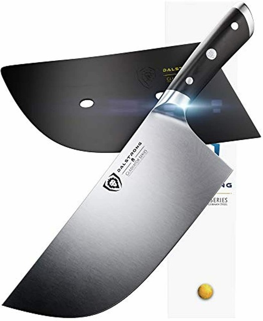 DALSTRONG Gladiator Series R Obliterator 9" Meat Cleaver with Stand and