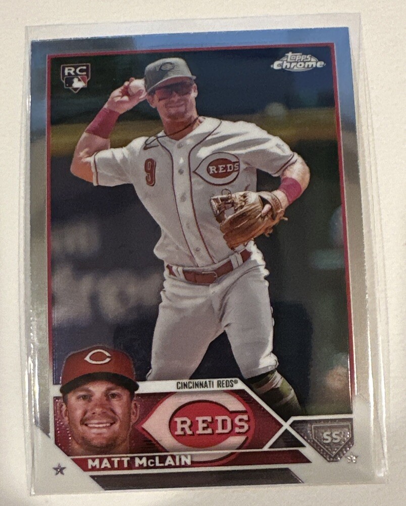 2023 Topps Chrome Update Refractor Matt McLain RC Cincinnati Reds #USC200