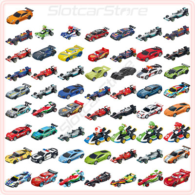 Carrera GO Auto Auswahl Sortiment 2016 2017 2018 2019 1:43 Slotcar analog