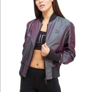 iridescent bomber jacket