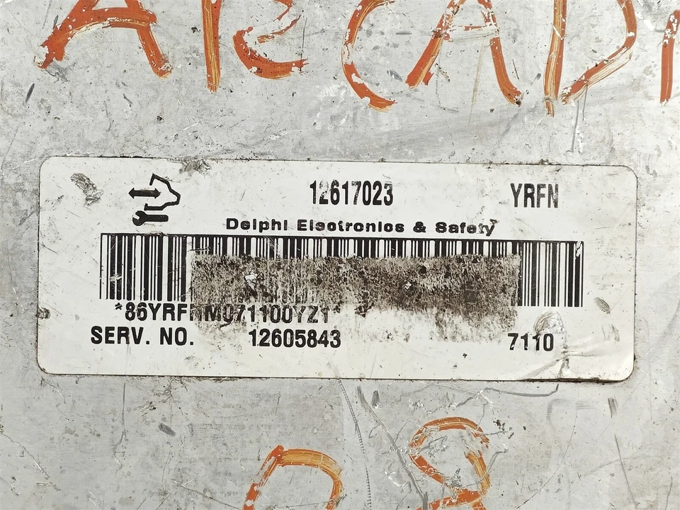 12605843 Saturn Aura 2007-2009 Unidad de control del motor Módulo ECU 16D1 155 B16 Foto 4 de 4