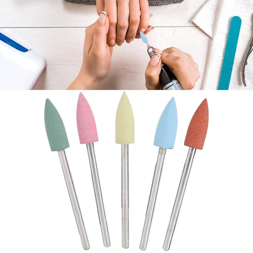 Nail Drill Bits, Silicone Rubber Drill Bit, 2.35Mm Nail Drill Bits Set, No Dust  - Picture 6 of 12