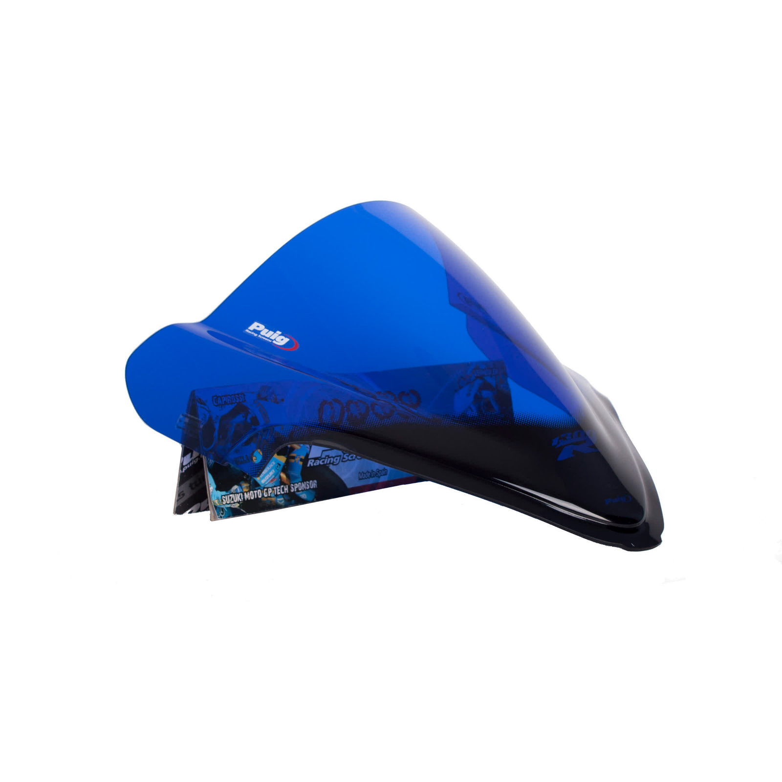 Cupolino PUIG racing blu per Suzuki 1340 GSX R Hayabusa 2008-2018