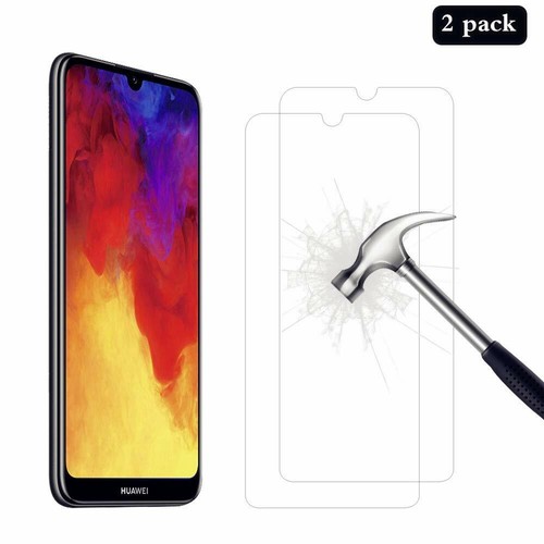 2X Vetro Protettivo Adesivo Per Huawei Y6 2019 Protezione Display Pellicola 9H - Foto 3 di 5