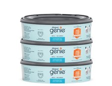 Diaper Genie Refills 270 Count Pack of 3 Max Odor Lock Antimicrobial Bags