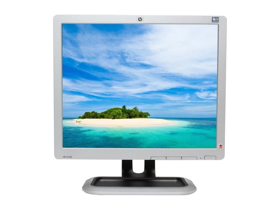 HP L1750 17” SXGA 1280 x 1024 Flat Panel TFT LCD Monitor 800:1 VGA 75 Hz Grade A - Image 3 of 4