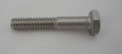 100 Stainless Steel Hex Head Machine Screw 1/4-20 x 4''