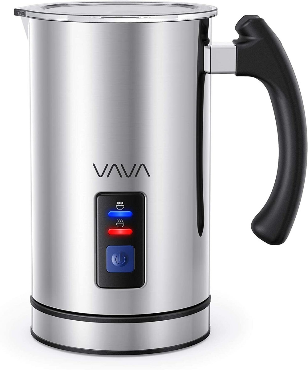 VAVA Electric Milk Frother Stainless Steel Steamer Maker for Hot
