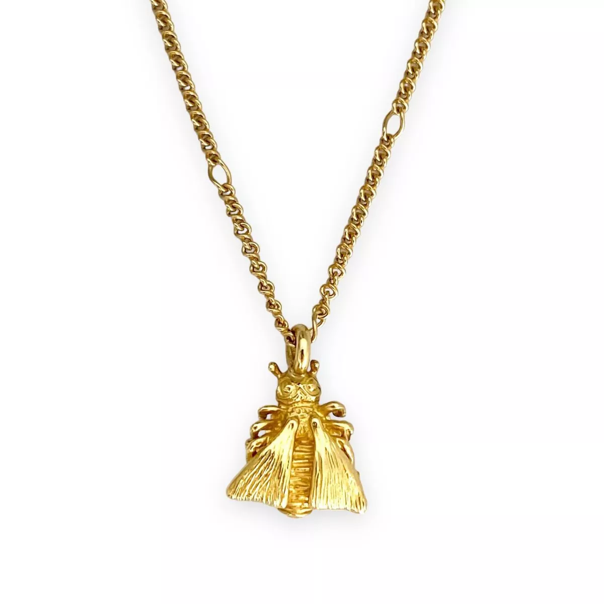 GUCCI LE MARCH DES MERVEILLES 18K GOLD BEE PENDANT eBay