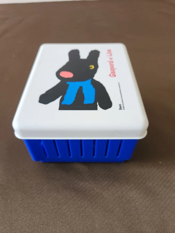 Sandwich 2 Contenedores Rojo y Azul Lonchera Japón Bentou Gaspard et Lisa Foto 4 de 4