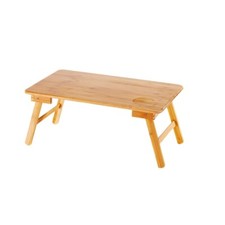 Bamboo Laptop Tray Desk Foldable Lap Table Bed Tray Home Lazy Breakfast Table