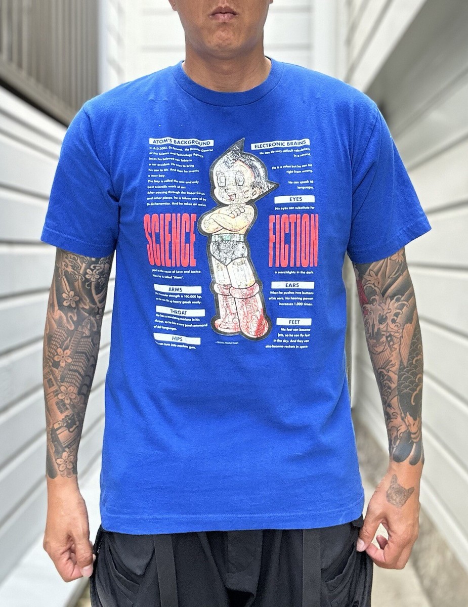 ASTRO BOY IS BORN IN 2003.4.7 未開封 Tシャツ5点 Vintage Astro Boy 3D Patch Tee Shirt Japan Anime Size XL Rare