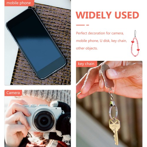5 SZTUK Łańcuszek do telefonu komórkowego Smycz Koraliki Komórka Charm Strap - Zdjęcie 9 z 12