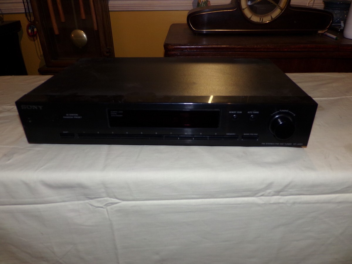 Sony ST-JX311 Quartz Lock 30-Preset FM Stereo/AM-FM Tuner | eBay