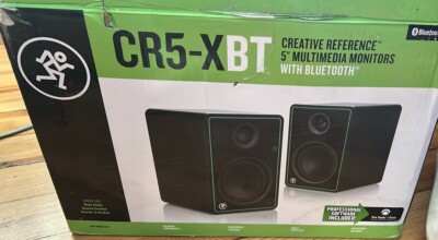 2x Mackie CR5-XBT Series 5'' Bluetooth Studio-Quality Multimedia Monitors