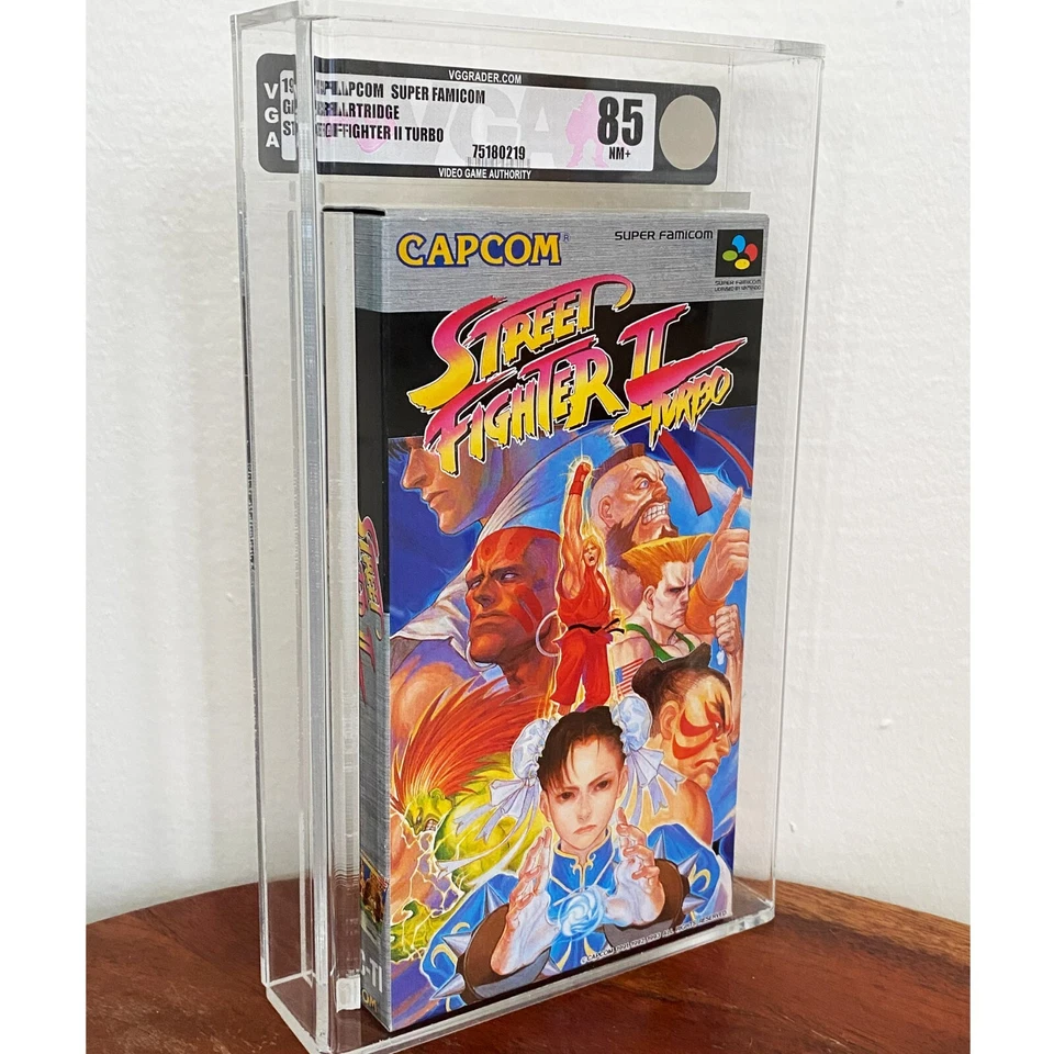 Street Fighter II Turbo Nintendo JP Super Fami SNES New VGA 85 Sealed WATA CGC - Image 4 of 4
