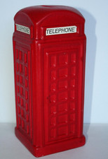 British Telephone Booth Money Box -  Piggy Bank  Money Box