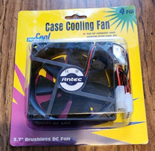 Case Fan 90mm x 25mm 4-Pin Connector Antec 3.7" Brushless DC Fan 90mm x 25mm 12V