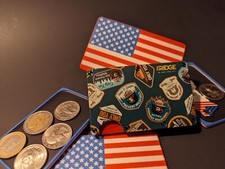 US flag, Wallet Tray, Coin  Key Holder For The Ridge Or Similar