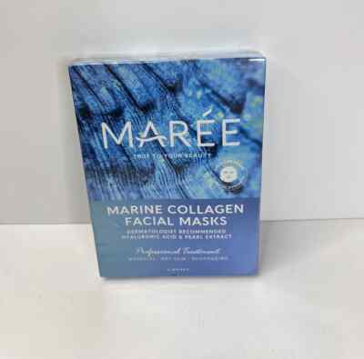 MAREE Marine Collagen Facial Masks with Hyaluronic Acid Exp 8/26 2G1