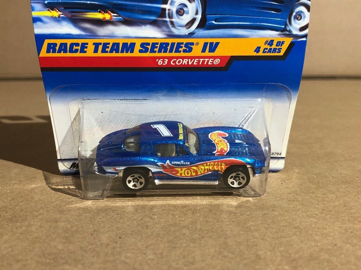 Hot Wheels Race Team Series 4 1963 Corvette #4 of 4 cars | eBay