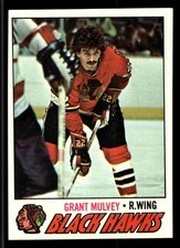 1977-78 Topps Grant Mulvey #101 - Chicago Blackhawks - NM+