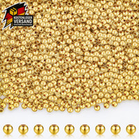 Goldene Perlen 3Mm FüR Schmuck Diy ArmbäNder & Ohrringe Making Kit