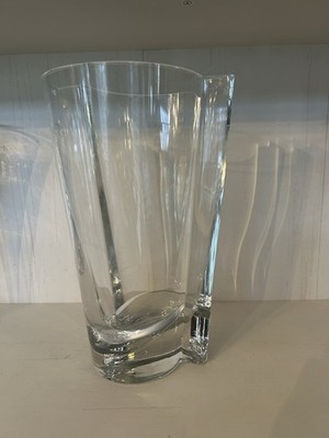 Vintage Heavy LSA International handcrafted and mouthblown in Poland Vase 9.5 In