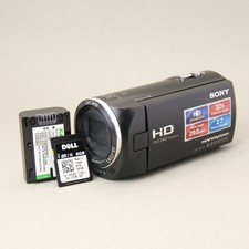 Sony Handycam HDR-CX220 Camcorder 32x Zoom 8.9MP Tested With Battery