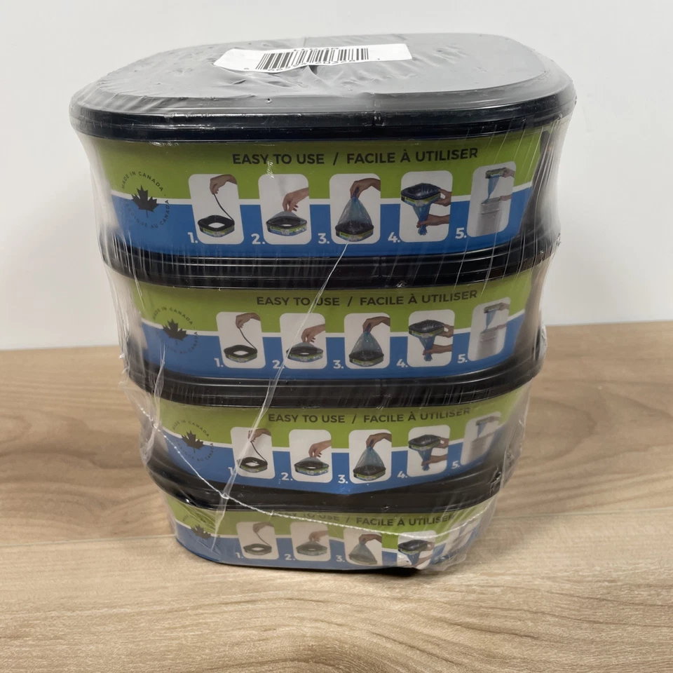 Cartuchos de recarga LitterLocker paquete de 4 bolsas desechables para residuos de gatos *NUEVO SELLADO* Foto 2 de 4