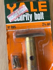 Yale Door Security Bolt Brass 2 3/8 inches