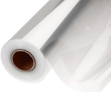2 Rolls Clear Cellophane Wrap Roll 35 Wide x 220 Ft 3 Mil Thick Transparent
