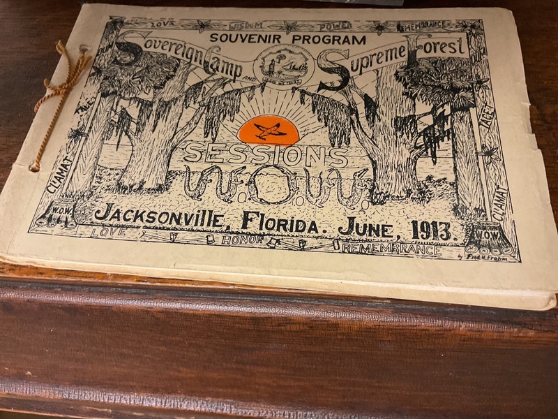 1913 Souvenir Program Jacksonville FL