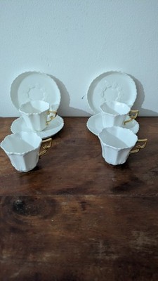 Paar RISTCO England Espressotassen & Untertassen 1903-1920er Jahre