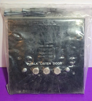 #ad Intercom Apartment Station Heavy Duty Black Surface Mount Face Plate $27.00