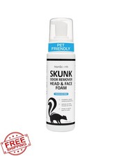 NonScents Skunk Odor Remover Pet Foam Fragrance Free Head Face