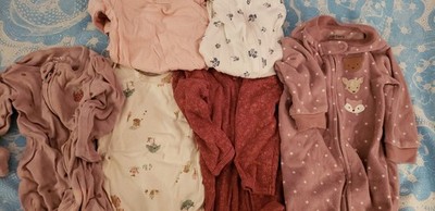 Lot of 6 Pieces BABY - INFANT CLOTHES  9 Months CARTER'S  GIRLS'  clothing  EUC
