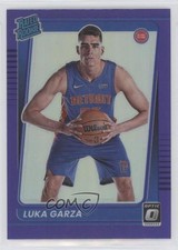 2021-22 Panini Donruss Optic Rated Rookie Purple Prizm Luka Garza #164 0c6