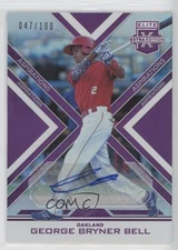 2016 Panini Elite Extra Edition Aspirations Purple /100 George Bryner Bell Auto