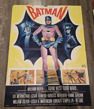 Batman Adam West Large French Grande Vintage Movie Poster Original 1966