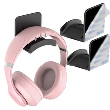 2-Pack Headphone Stand Adhesive Gaming Headset Hanger Hook Desk Mount for Most