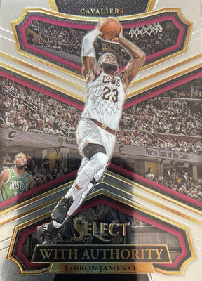 2017-18 Select With Authority LEBRON JAMES Cleveland Cavaliers