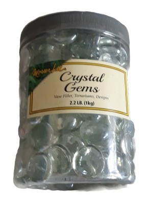 Mosser Lee ML2131 Clear Vase-Filler Decorative Crystal Gems Rock Stones 2.2 lbs.