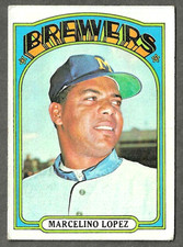 1972 Topps #652 Marcelino Lopez Milwaukee Brewers High Series #