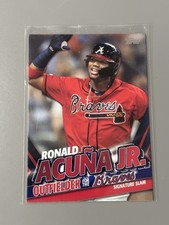 2020 Topps Update Ronald Acuna Jr. Highlights Signature Slam #TRA-10 - Braves