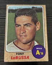 1968 Topps Tony LaRussa #571 RC Oakland Athletics HOF EX Rookie Card. rookie card picture